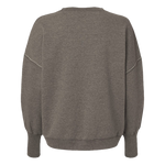 Ladies Trident Charcoal Sueded Fleece Crewneck Sweatshirt