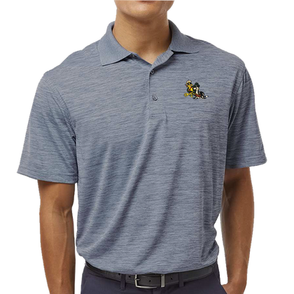 Freddy & Sammy Dakota Striated Steel Grey Heather Polo