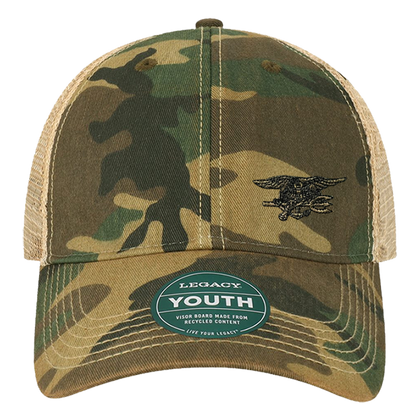 Youth Trident Old Favorite Camo Trucker Cap