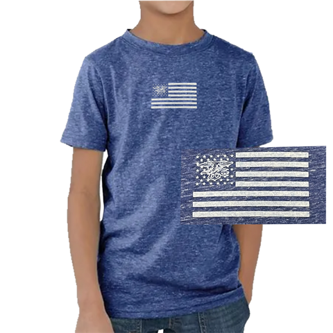 Trident Flag Youth Harborside Melange Tshirt
