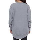 Ladies Trident Flag Granite Heather Weekend Crewneck Sweatshirt