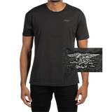 Men's Trident Vintage Black Next Level Tri-blend T-Shirt