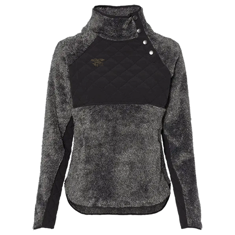 Women's Trident Quilted Fuzzy Fleece Pullover