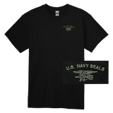 Black Youth T-shirt with US Navy SEALs and Trident