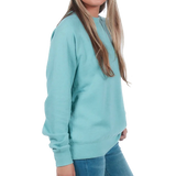 Ladies Trident Flag Unisex Salty Sea Vintage Fleece Crew Sweatshirt
