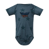 Stars and Stripes Trident Star Print Infant Bodysuit