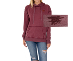 Maroon Classic Hoodie with Maroon Trident