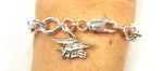 Sterling Silver Charm Bracelet with Trident - UDT-SEAL Store
 - 2